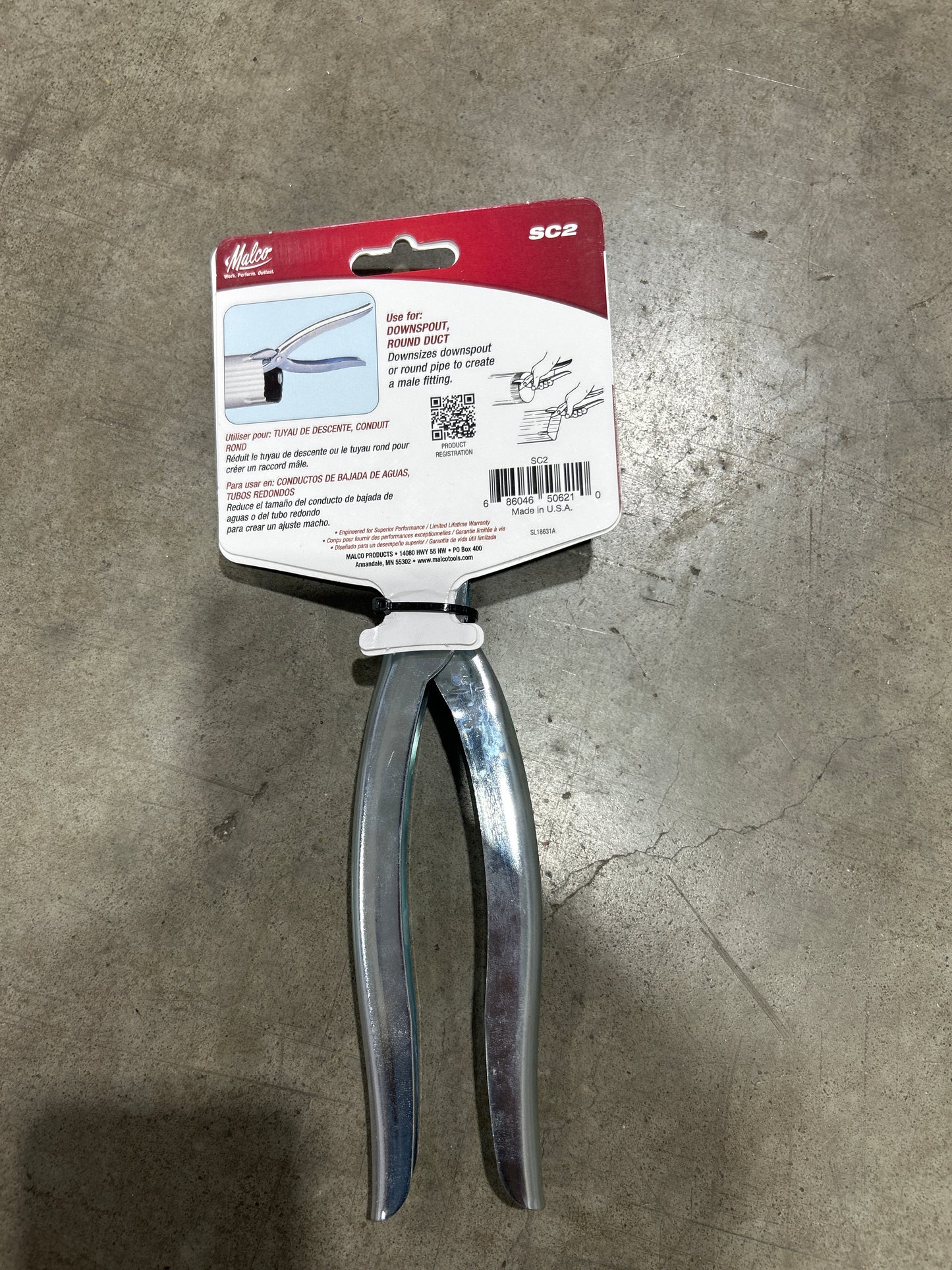 GA Malco Crimper SC2 Single W/O Grip - Professional Crimping Tool - Damascus OR