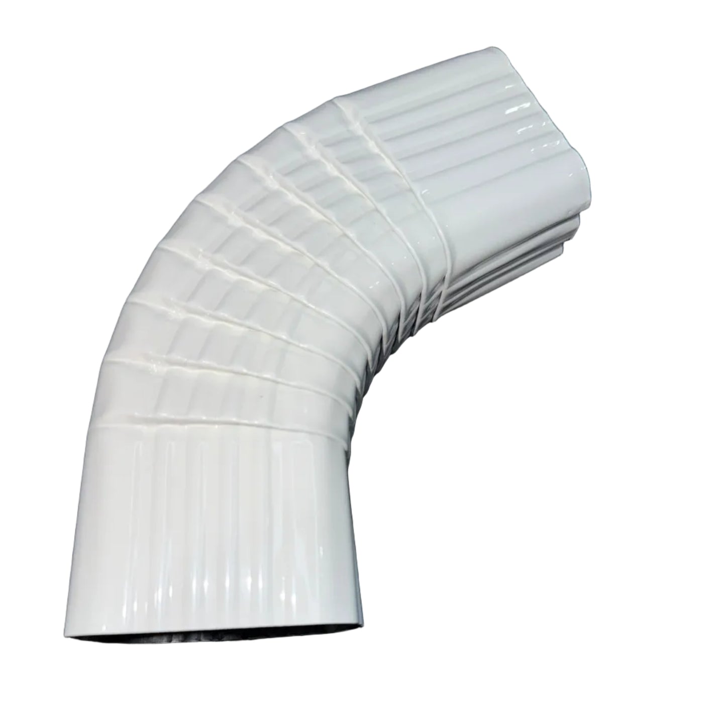 Corrugated 3x4 Type B gutter elbow for compatible downspout routing