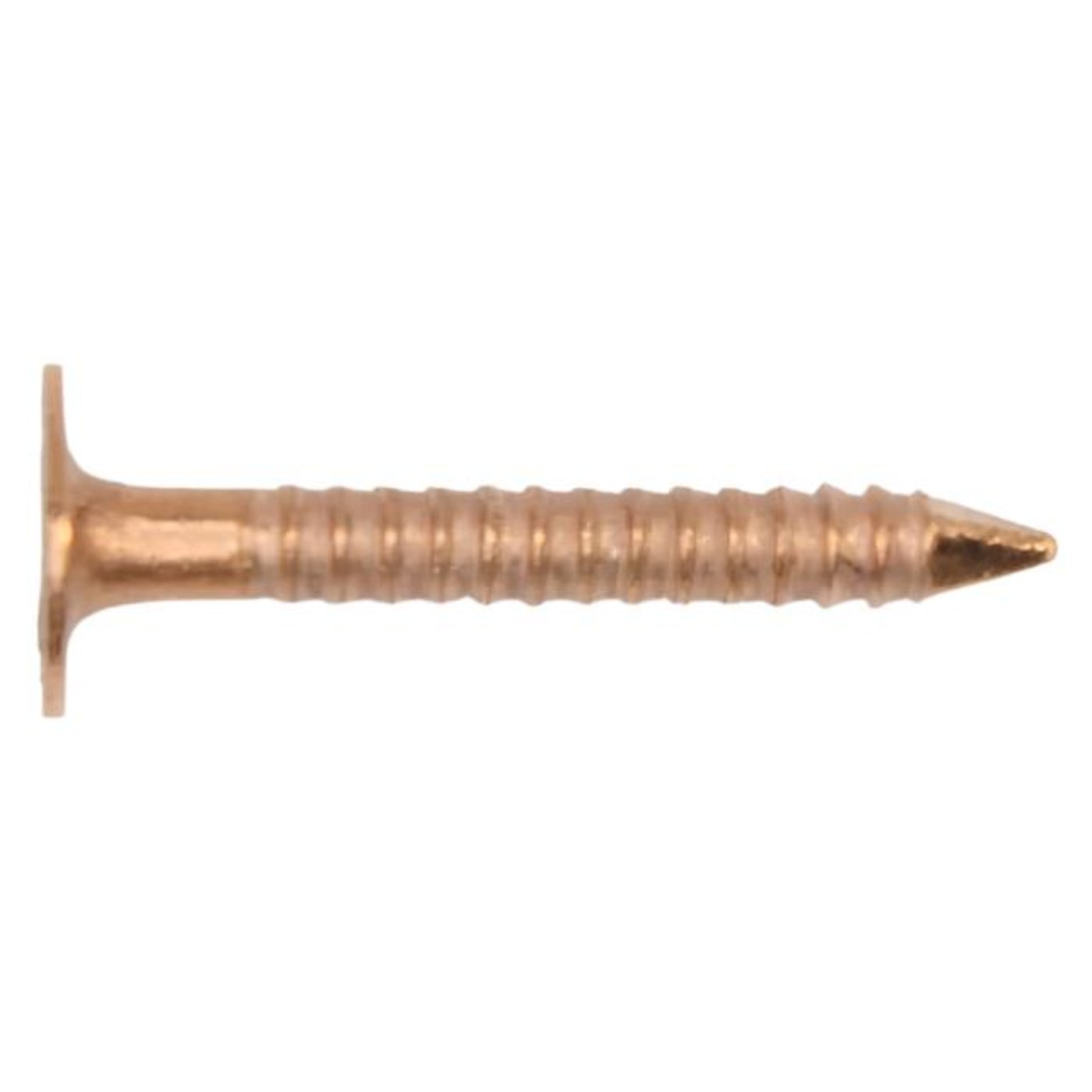 Copper Ring Shank Nails - premium copper roofing and gutter fasteners with enhanced grip