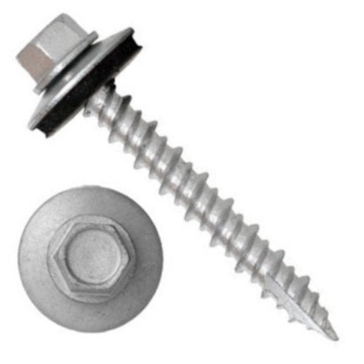 #10-12 x 1.5 in Hex Washer Screws | Gutter Fasteners