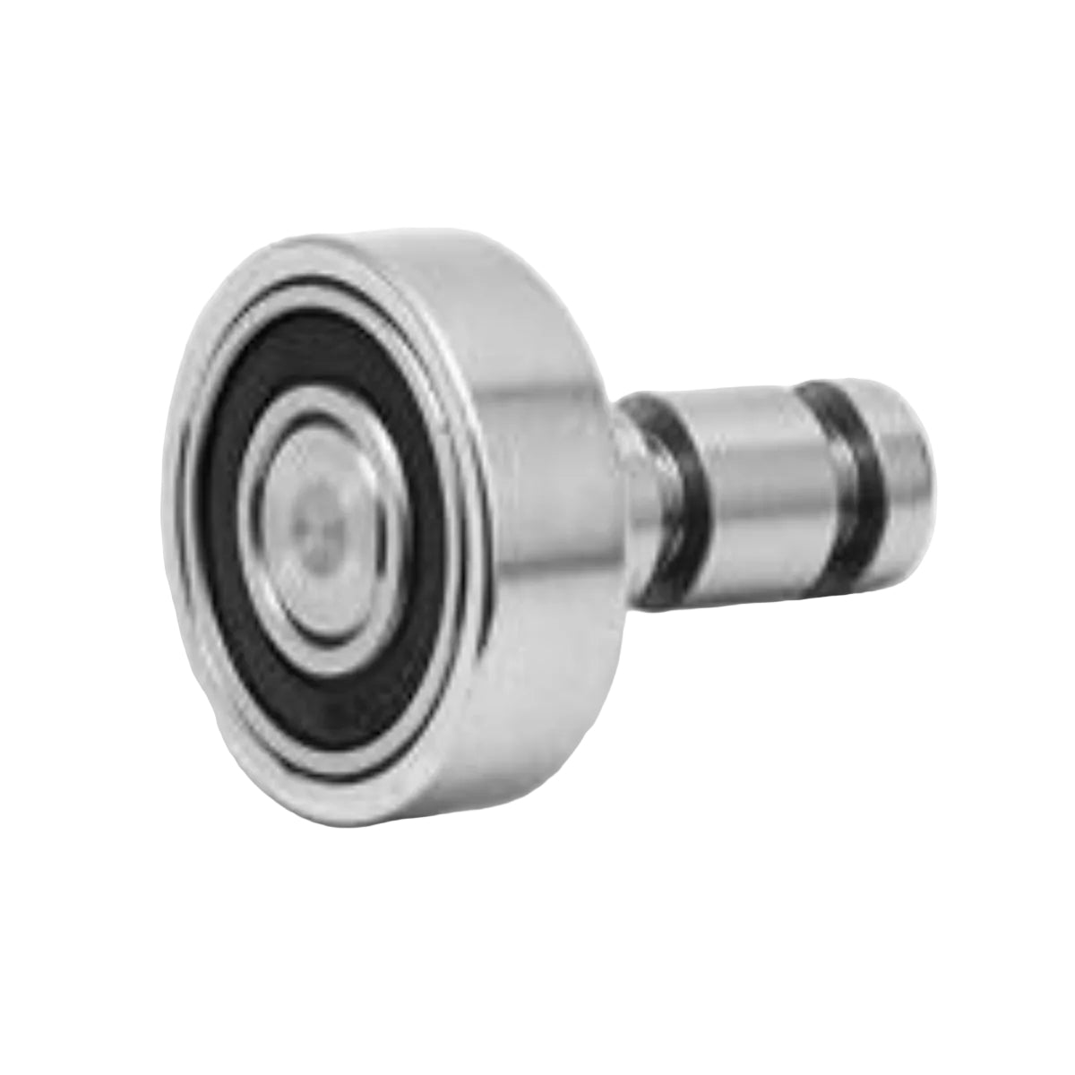 KWM 5/6" combo skate shaft bearing assembly polished chrome cylindrical shaft large bearing wheel professional gutter machine component