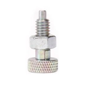 KWM professional locking pin 1/2"-13 threading stainless steel spring-loaded retractable mechanism hand-operated knurled knob fastening component