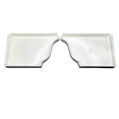 Bulk contractor packs of 5K aluminum gutter end caps left and right K-style ogee profile for large projects in Damascus OR – Gutter All