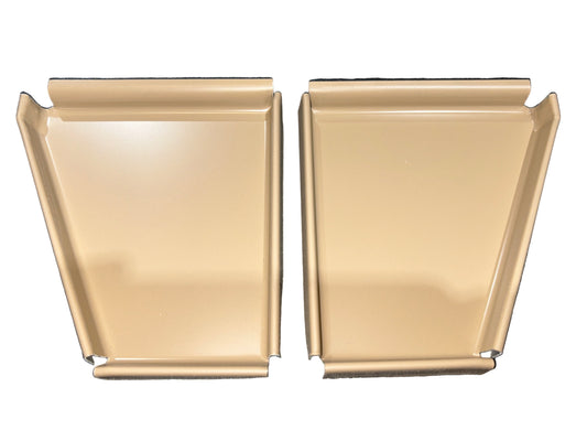 5-inch Fascia Style End Cap - premium aluminum gutter termination with 4.5-inch top design
