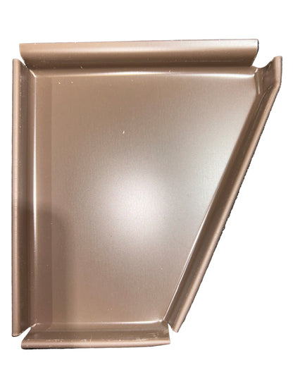 GA 5" Professional Fascia Style End Cap (4-1/2" top) - Gutter Termination - Damascus OR