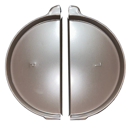 GA 6" Half Round Gutter End Cap - Aluminum | 25+ Colors | Left/Right Options