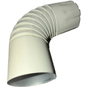 3" Round Downspout Elbow - 75° Professional Grade Aluminum | 25+ Colors | Standard Shipping Available | Damascus OR