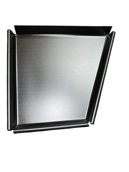 GA 5" Wide Bottom Fascia End Cap - K-Style Gutter | 25+ Colors | Left/Right Options