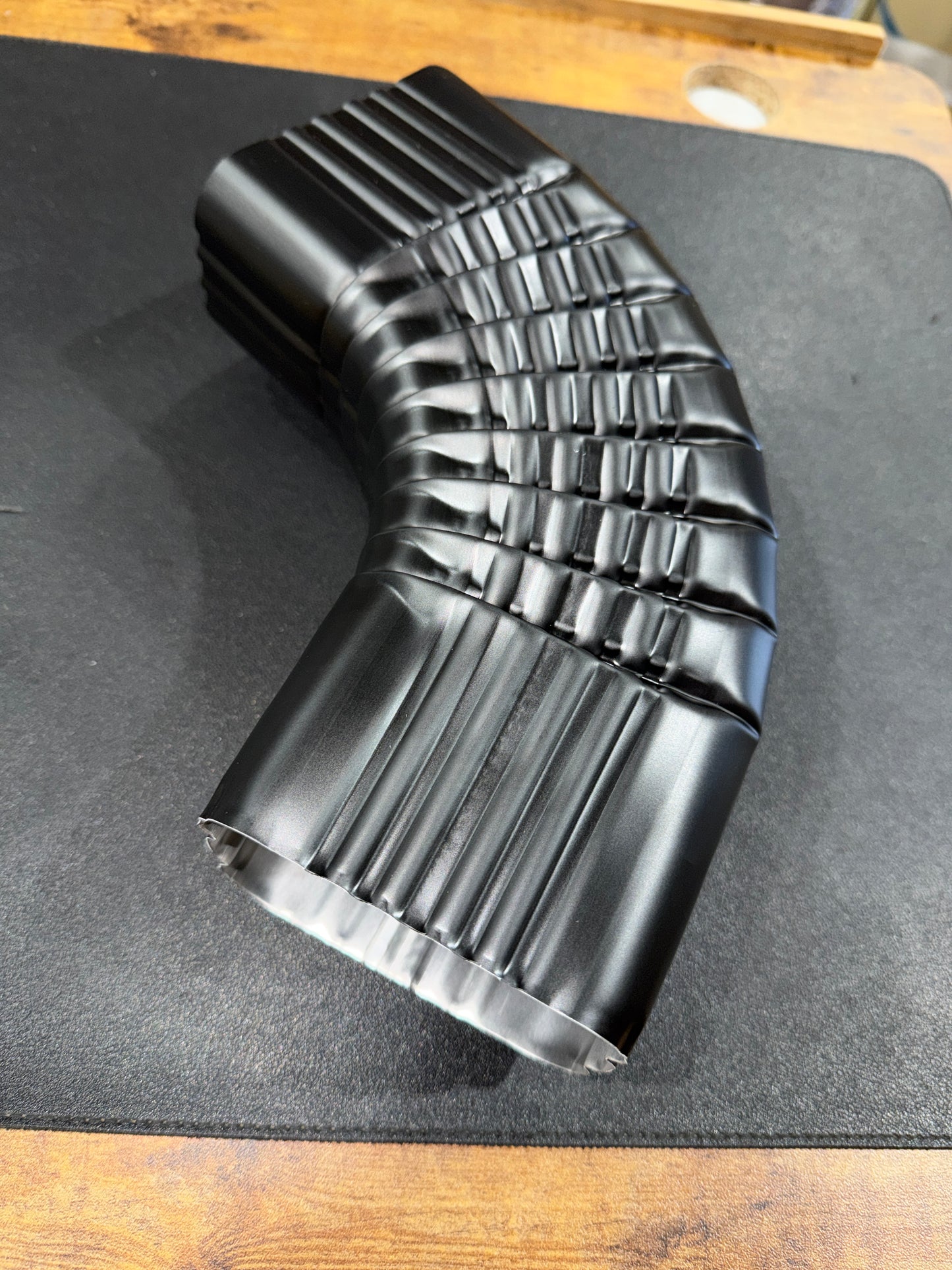 3x4" 75-Degree Downspout Elbow – Type B Corrugated Aluminum (25+ Colors)