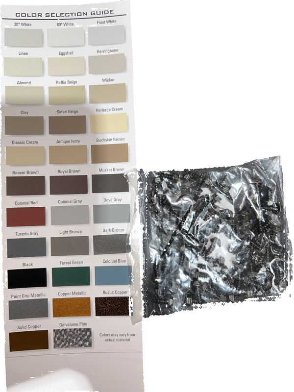 Professional #8 Hex Aluminum Zip Screws – Ruspert Coated | 25+ Color Options | Bulk