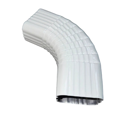 Corrugated 3x4 Type B gutter elbow for compatible downspout routing