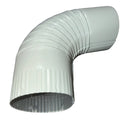 4" Round 75-Degree Downspout Elbow – Professional Grade Corrugated Aluminum (25+ Colors)