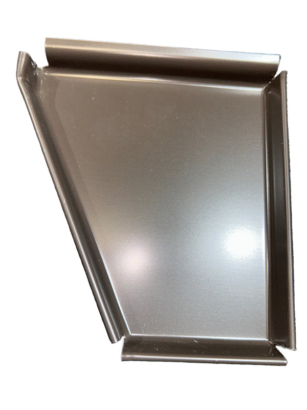 GA 5" Professional Fascia Style End Cap (4-1/2" top) - Gutter Termination - Damascus OR