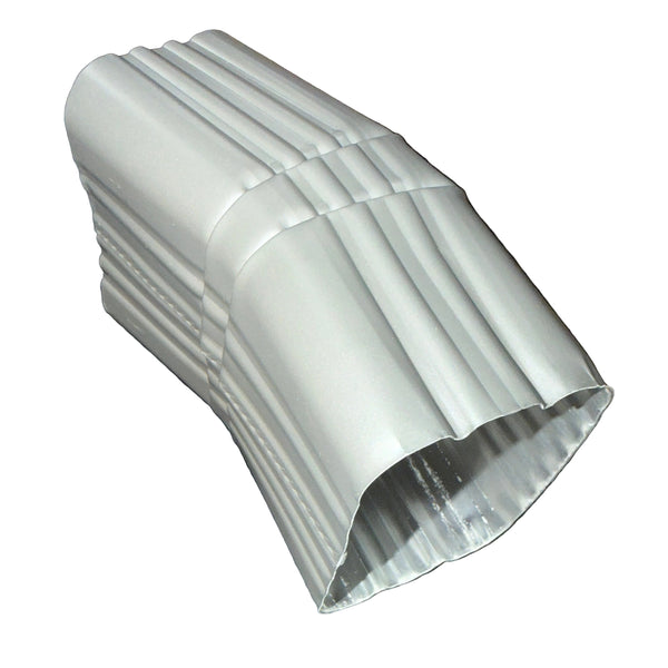 3x4 inch Type A Downspout Elbow 22.5 Degree Aluminum Professional Grade 25+ Colors