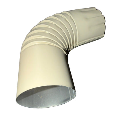 3" Round Downspout Elbow - 75° Professional Grade Aluminum | 25+ Colors | Standard Shipping Available | Damascus OR