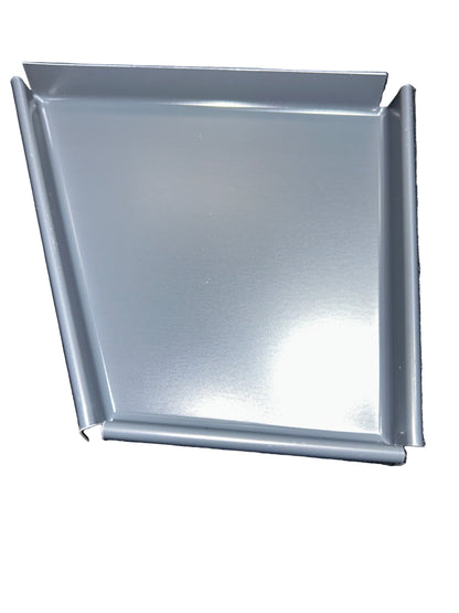 GA 5" Wide Bottom Fascia End Cap - K-Style Gutter | 25+ Colors | Left/Right Options