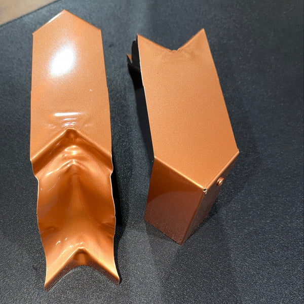 5K 90 Degree Strip Miter Professional Grade Gutter Component