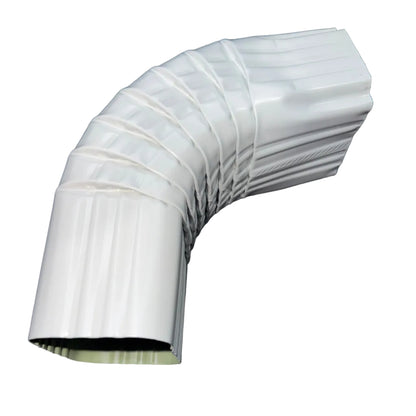 75 degree aluminum downspout elbow for deep fascia offsets