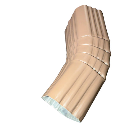 Professional 2x3 inch downspout elbow with 45 degree Type A ribbed aluminum construction. Superior strength, optimal water flow, 25+ colors. Damascus OR + nationwide shipping.
