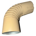 3" Round Downspout Elbow - 75° Professional Grade Aluminum | 25+ Colors | Standard Shipping Available | Damascus OR