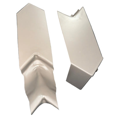 5K 90° Corner Miter .027 Aluminum K-Style Gutter Damascus