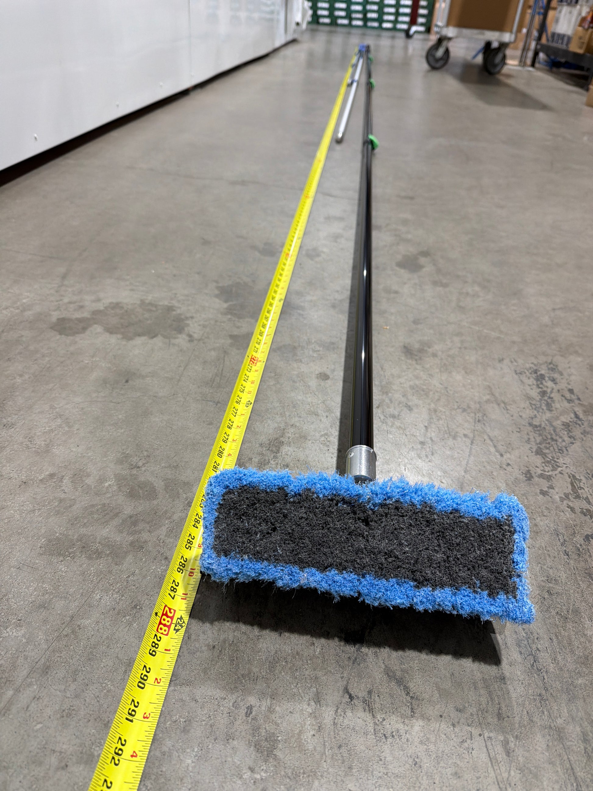 24ft Eversprout telescoping extension pole lightweight aluminum quick-lock connectors universal threaded mount 12 17 24 foot options GutterAll Damascus Oregon