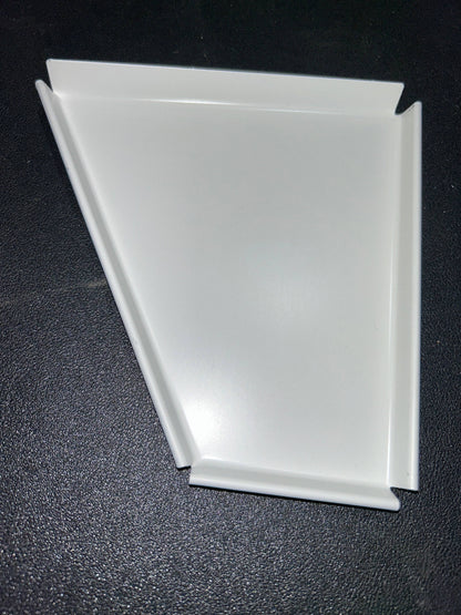 GA 7" Fascia Gutter End Cap - Heavy Duty Aluminum | Left/Right Options