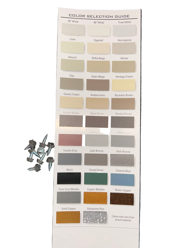 Professional #8 Hex Aluminum Zip Screws – Ruspert Coated | 25+ Color Options | Bulk