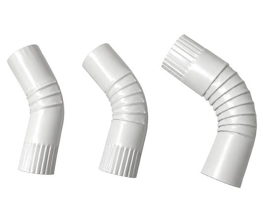 2" Round 75° Downspout Elbow - Plain Style