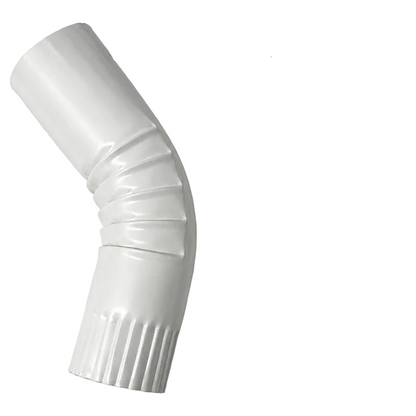 2" Round 75° Downspout Elbow - Plain Style