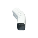 GutterAll.com 2x3 inch aluminum downspout elbow 45 degree gutter part