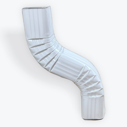 2x3" Double A Offset 6" Offset Aluminum White Professional 30 white