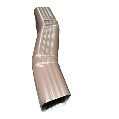 2x3" Professional Double A Offset Downspout Elbow musket brown