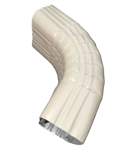 75 degree aluminum downspout elbow for deep fascia offsets