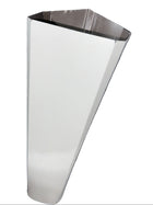 30 Deg. White 3x4" to 3" Downspout Reducer