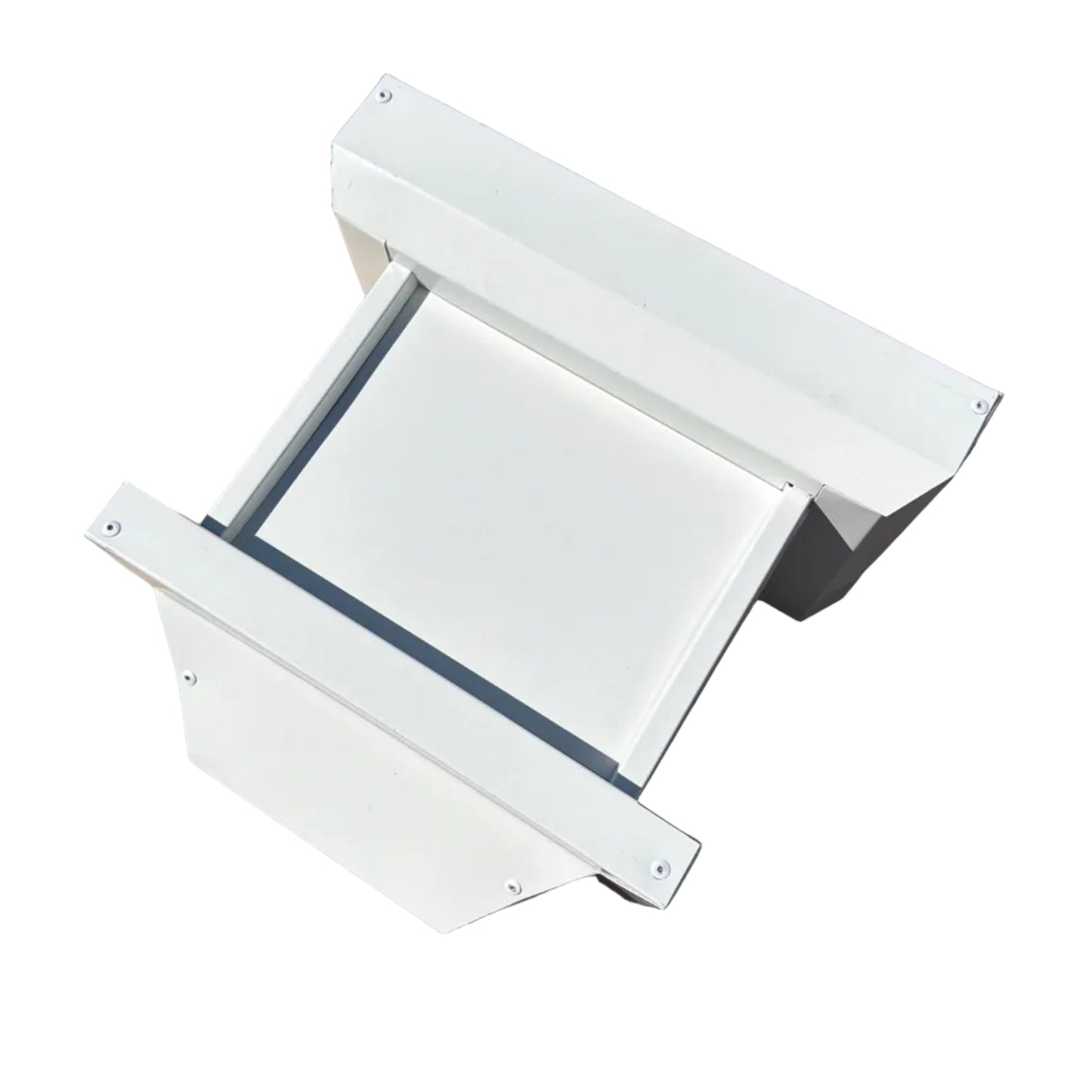 30 White Decorative Aluminum Gutter Collection Box - Conductor Head - Leader Head