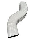30 white GA 3x4 inch Double A Offset 6" Aluminum Downspout Extension Professional Grade Gutter Part
