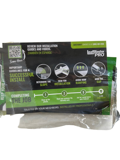 LeafBlaster PRO 30-Mesh Stainless Steel Gutter Guard