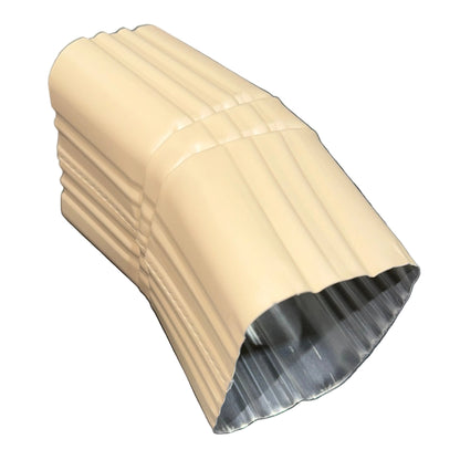 3x4 inch Type A Downspout Elbow 22.5 Degree Aluminum Professional Grade 25+ Colors