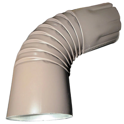 3" Round Downspout Elbow - 75° Professional Grade Aluminum | 25+ Colors | Standard Shipping Available | Damascus OR