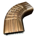 3x4" 75-Degree Downspout Elbow – Type B Corrugated Aluminum (25+ Colors)