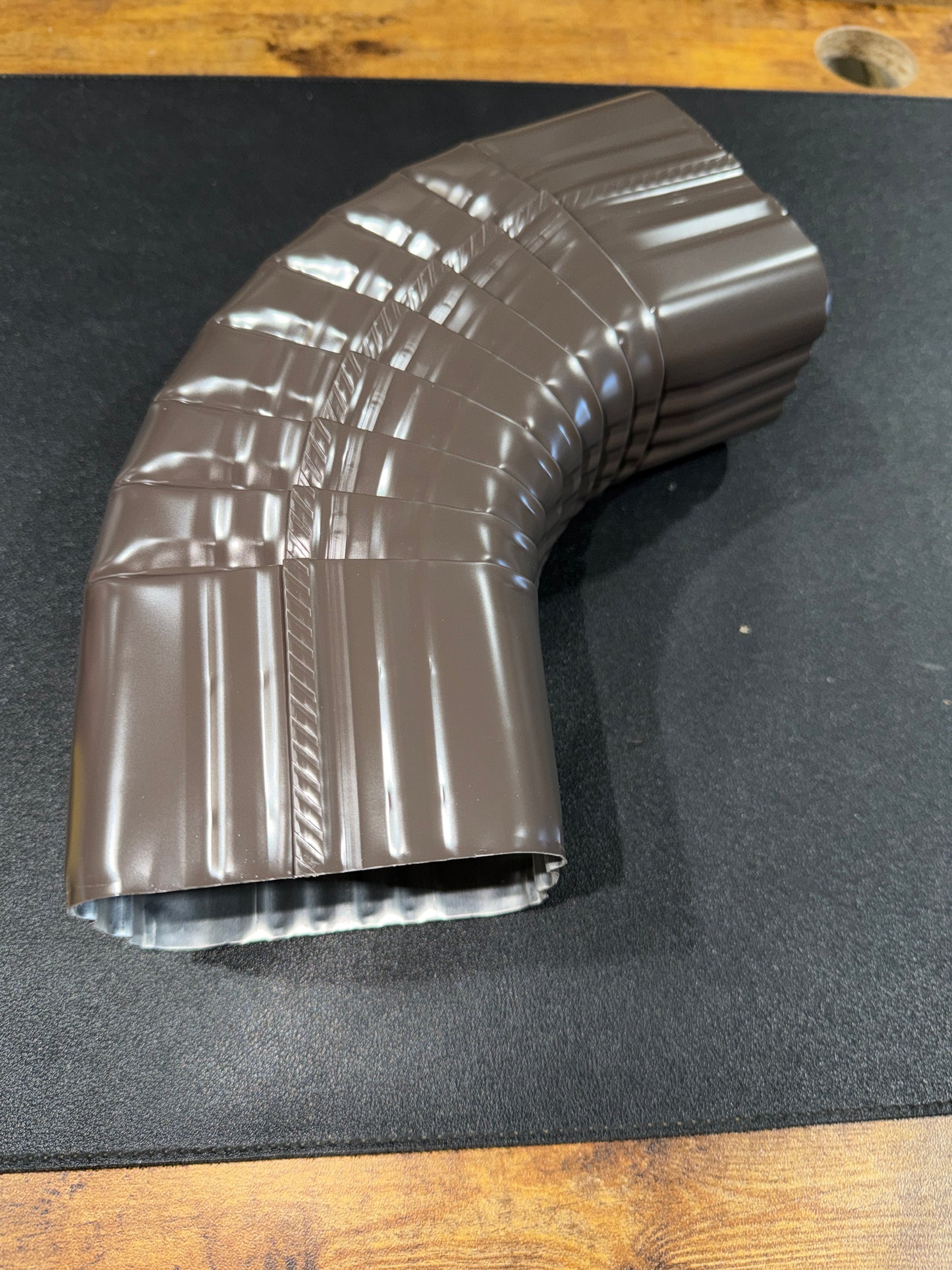 3x4" 75-Degree Downspout Elbow – Type B Corrugated Aluminum (25+ Colors)