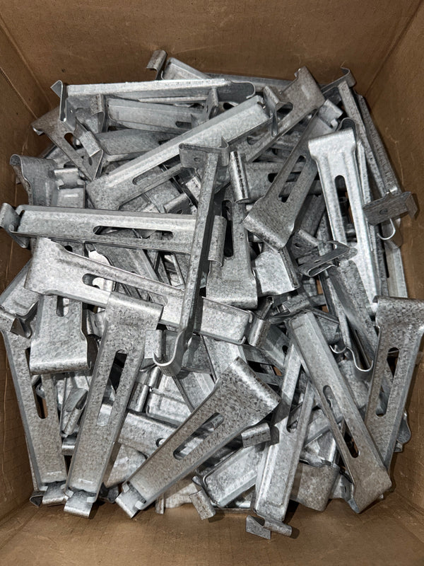 6" Half Round Hidden Mount Gutter Hangers - No-Screw Design | Copper, Aluminum, Galvalume Plus | Professional Grade | Damascus OR + Nationwide Shipping