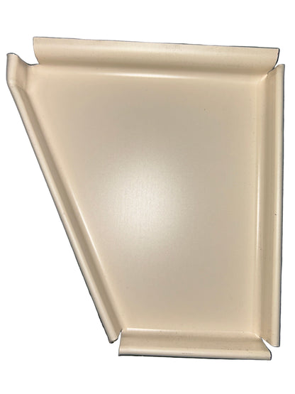 GA 5" Professional Fascia Style End Cap (4-1/2" top) - Gutter Termination - Damascus OR