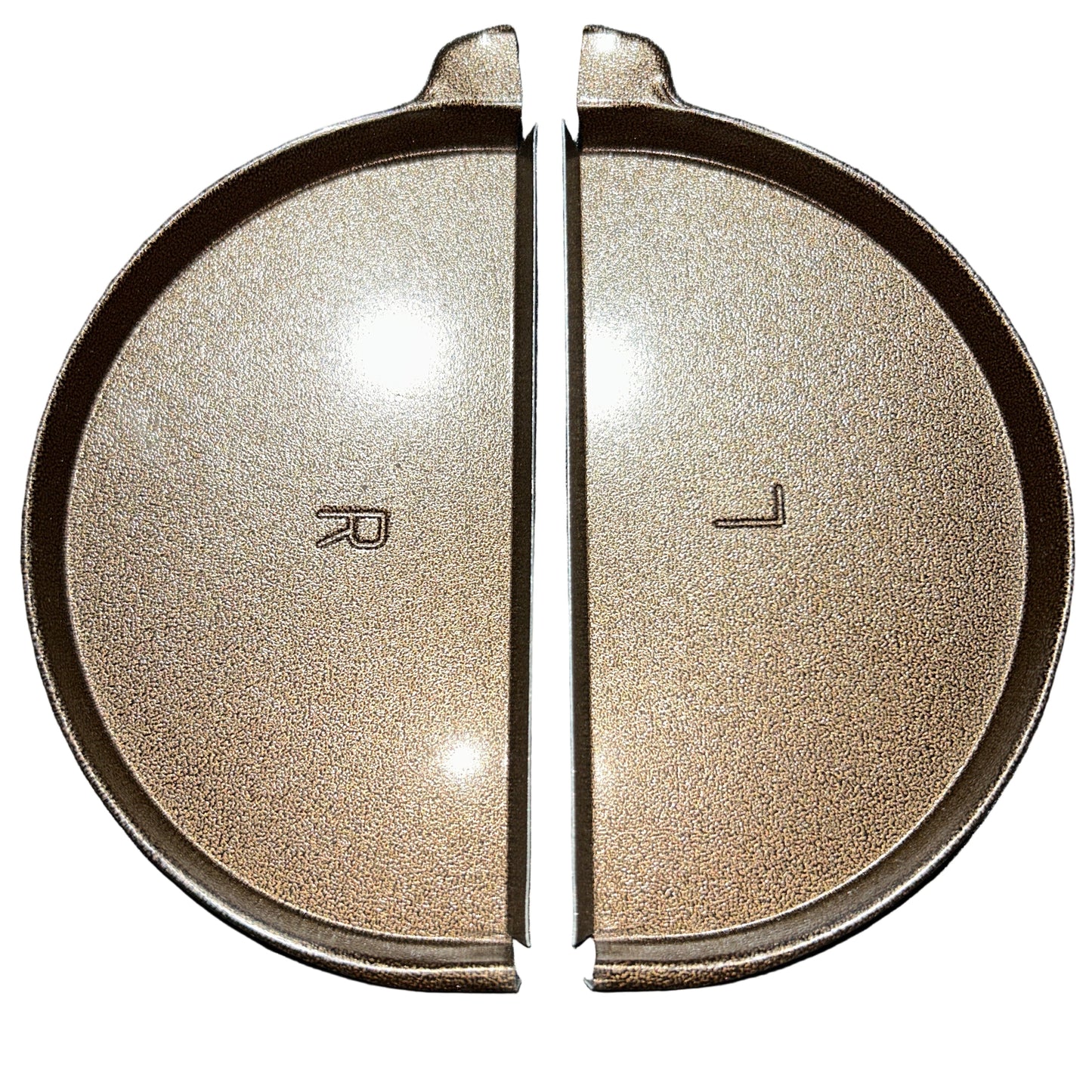 GA 6" Half Round Gutter End Cap - Aluminum | 25+ Colors | Left/Right Options