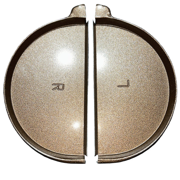 GA 6" Half Round Gutter End Cap - Aluminum | 25+ Colors | Left/Right Options