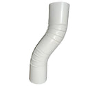 3" Round Corrugated Downspout Elbow - 4" Double Offset