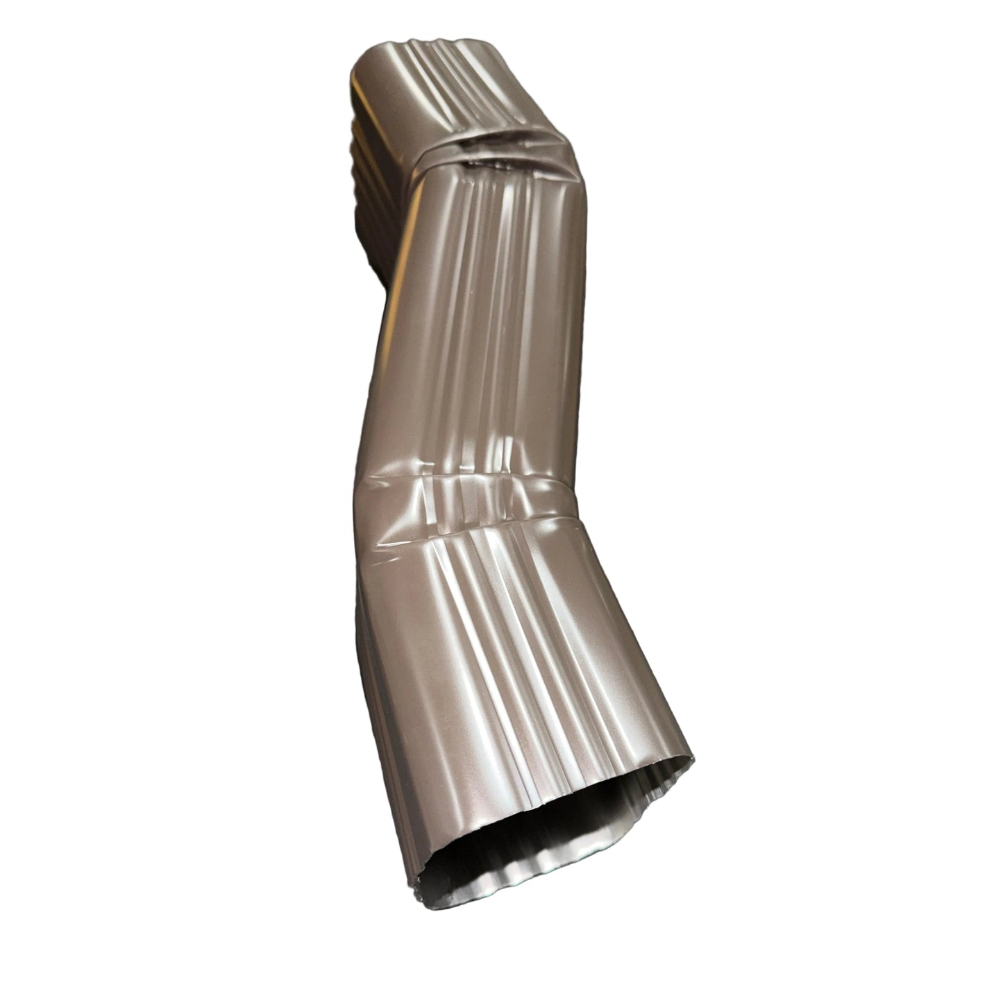 3x4" Double A Offset Downspout Extension - 2" Offset Musket Brown