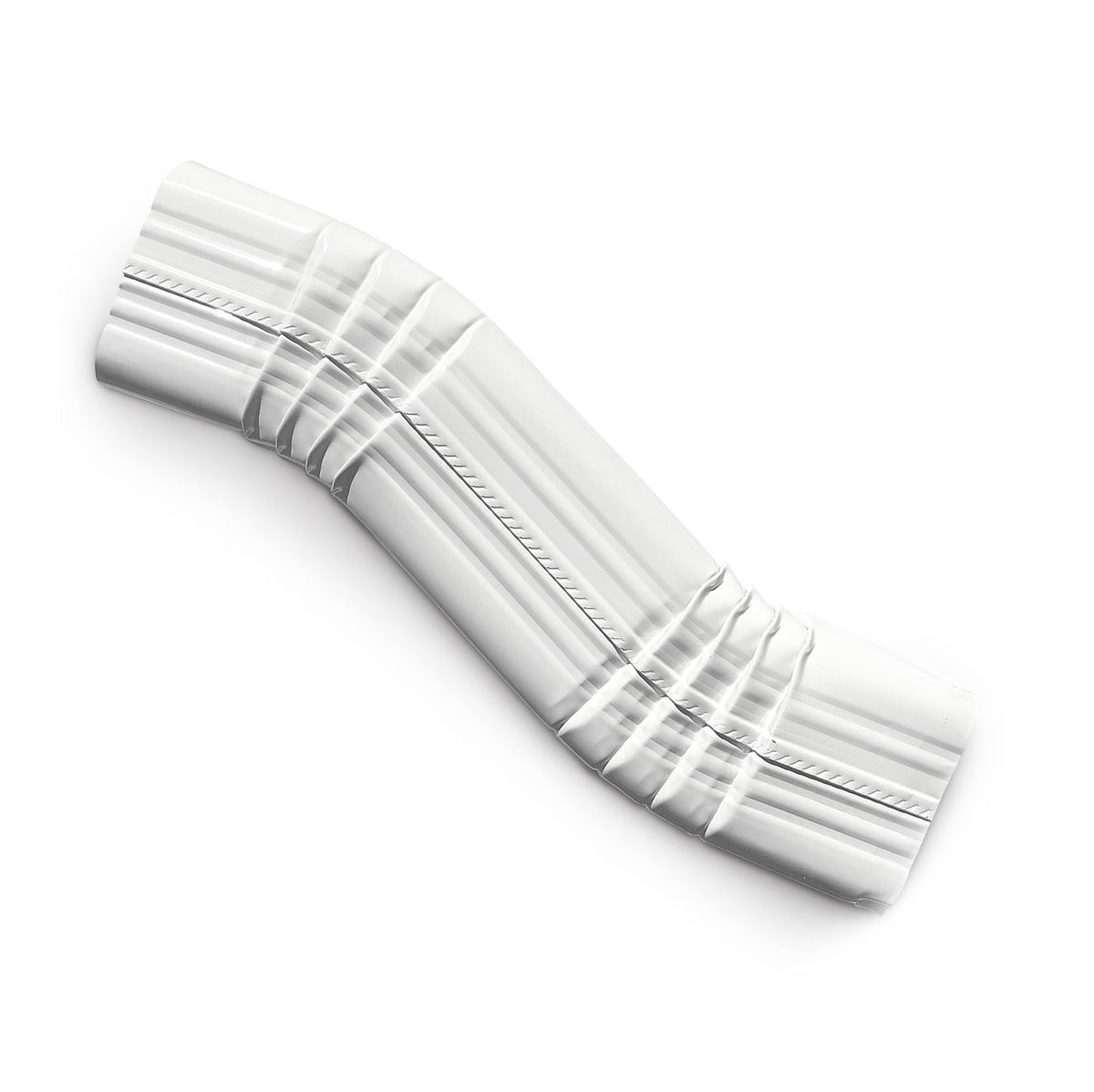 4 Inch Gutter Compression Fitting 3x4 Aluminum 4 Inch Downspout Offset | Double B – Gutter All