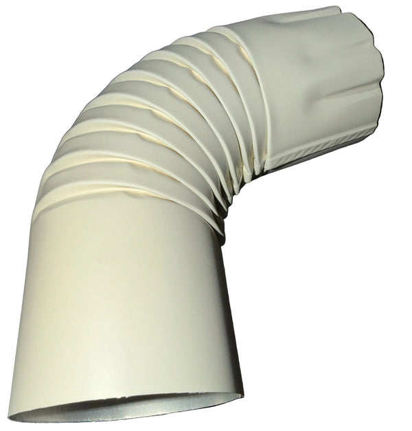 3" Round Downspout Elbow - 75° Professional Grade Aluminum | 25+ Colors | Standard Shipping Available | Damascus OR